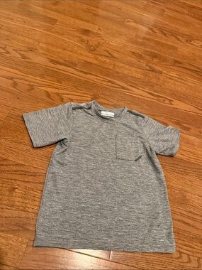Columbia Kids Heather Gray Short Sleeve Pocket Tee